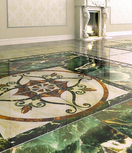Керамогранит Infinity Ceramic Tiles Fronzola Esmeralda напольная 60х60